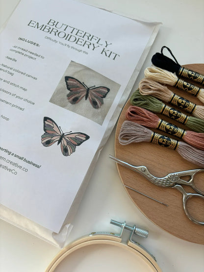 Butterfly - Embroidery Kit