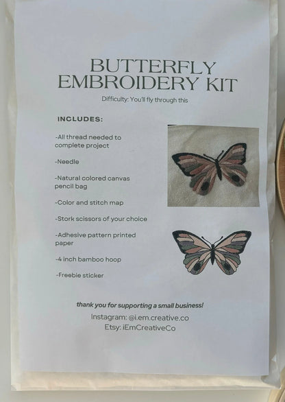 Butterfly - Embroidery Kit