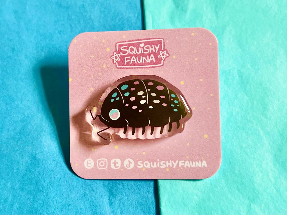 Transgender Isopod - Acrylic Pin