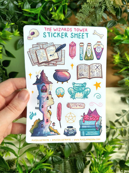 The Wizard Tower - Sticker Sheet