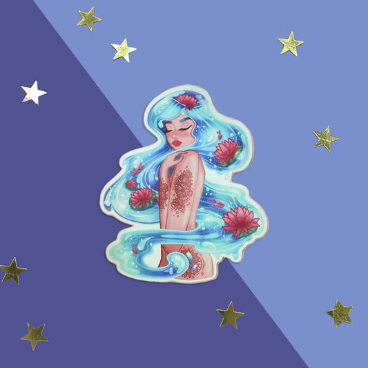 Lotus Lady - Sticker