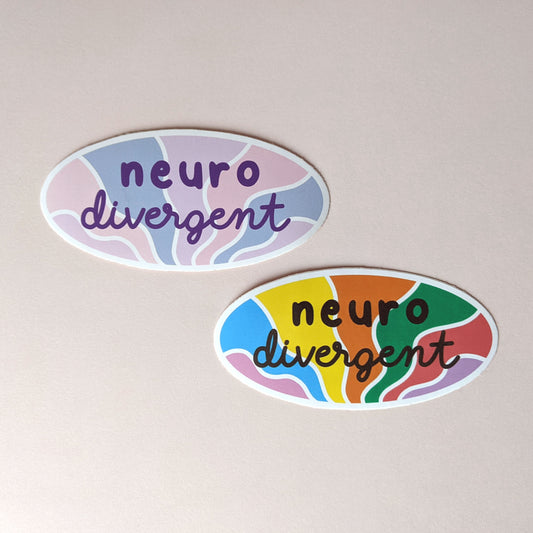 Rainbow Neurodivergent - Sticker