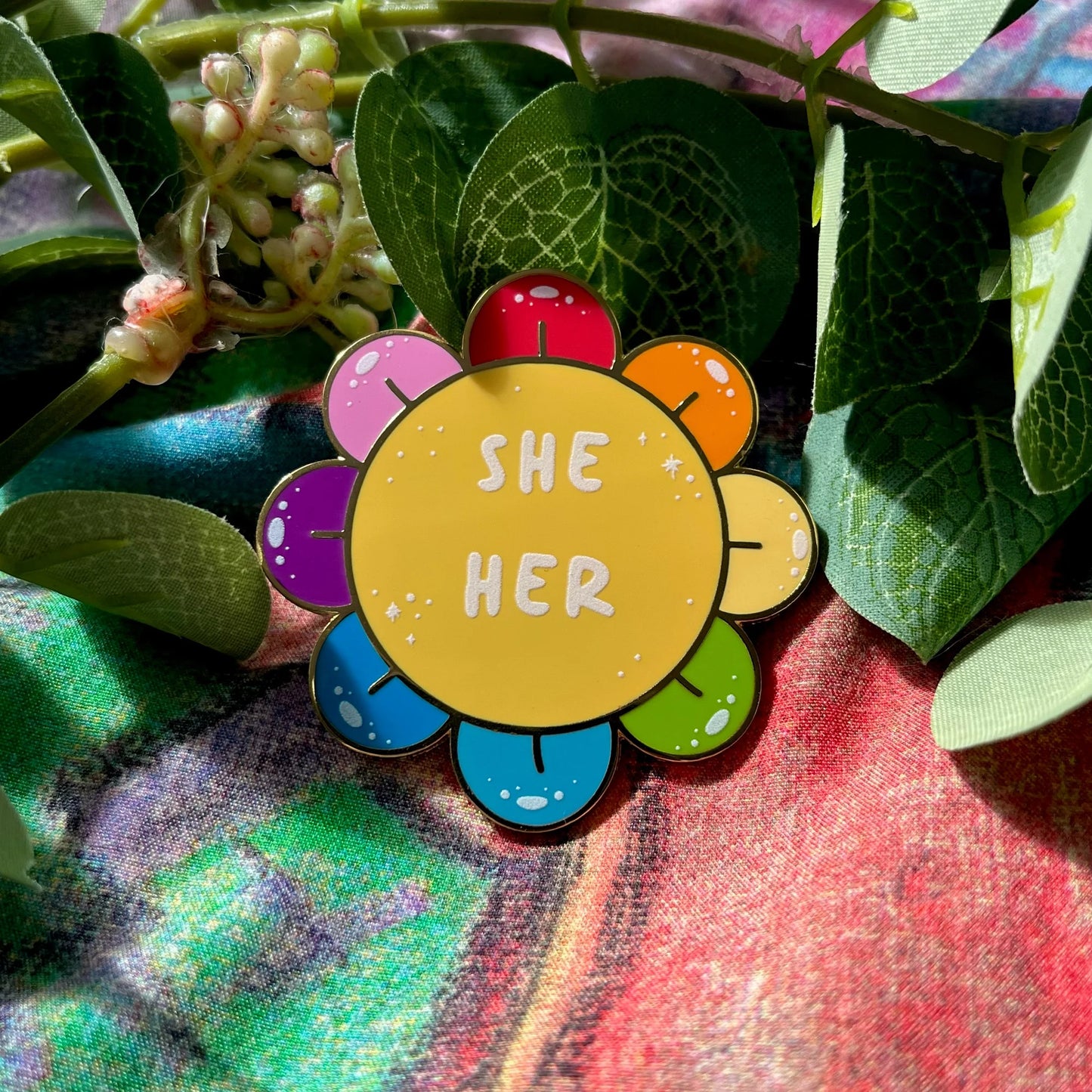 She/Her Pronoun - Enamel Pin