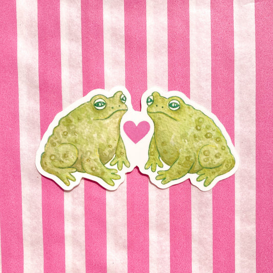 Toad Love - Sticker - Flutter & Fern