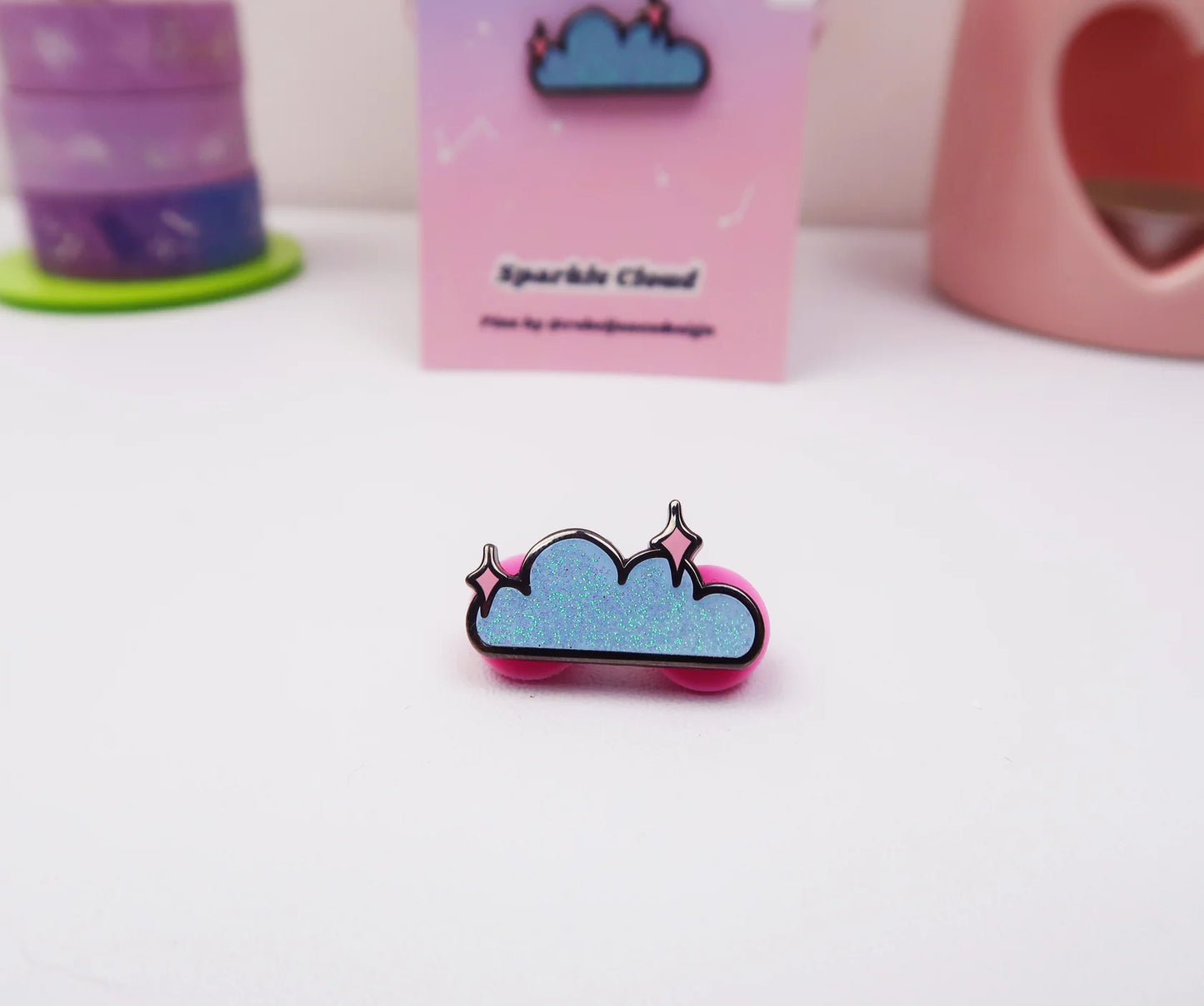 Sparkle Cloud - Enamel Pin