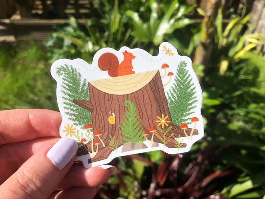 Tree Stump - Sticker