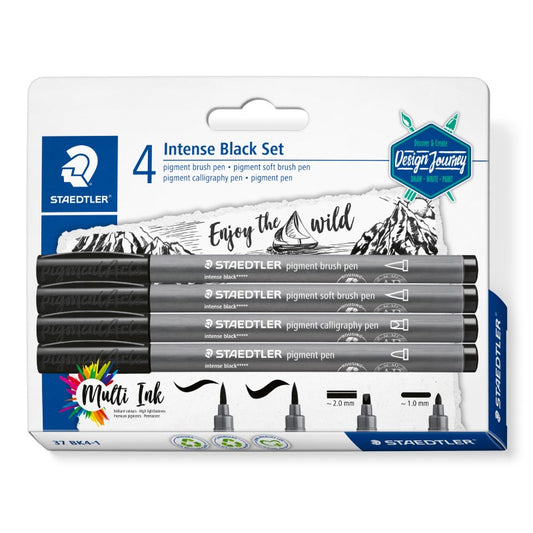 Intense Black Set - Pigment Pens