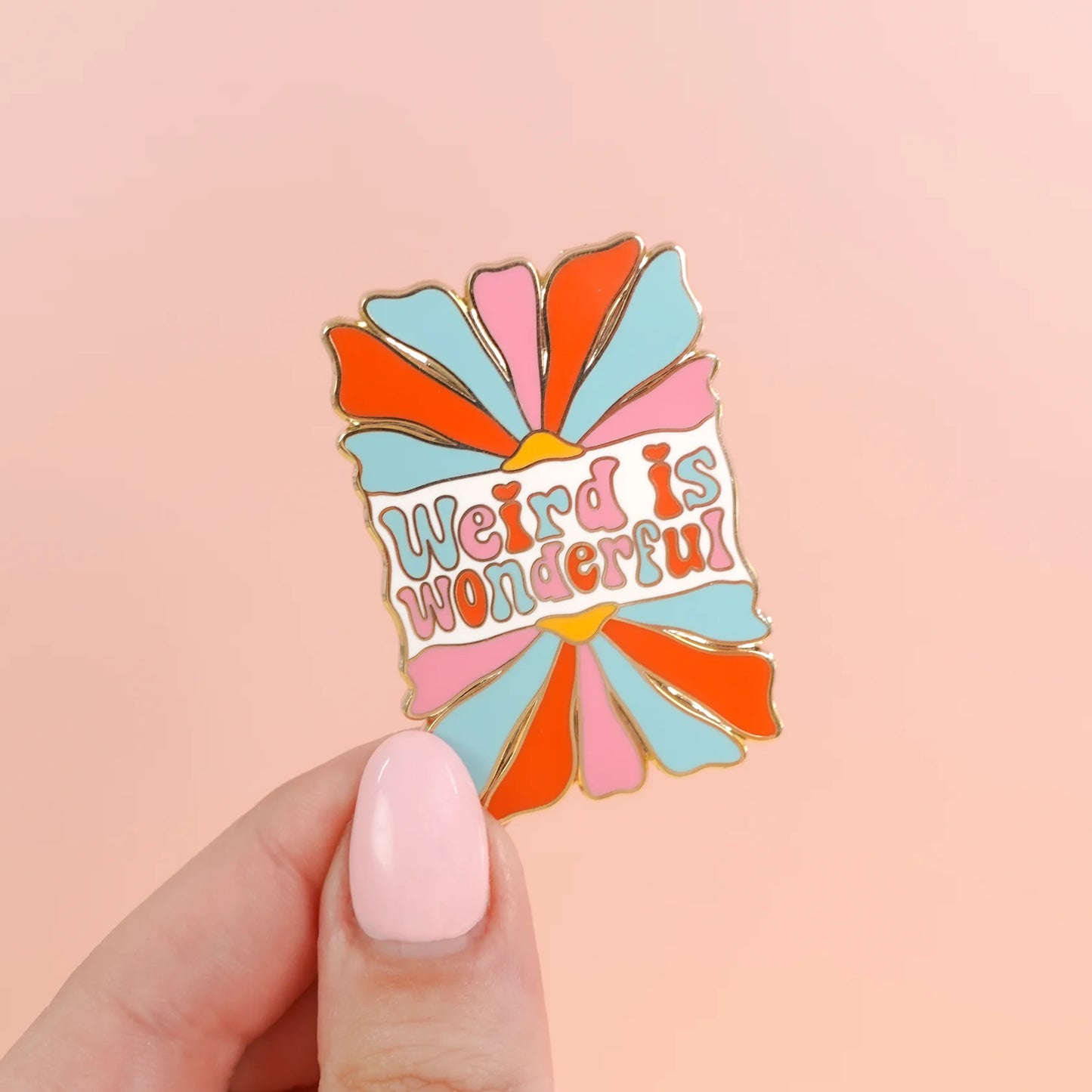 Weird Is Wonderful - Enamel Pin