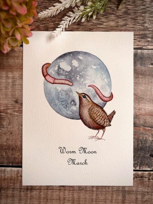 Worm Moon - A5 Print